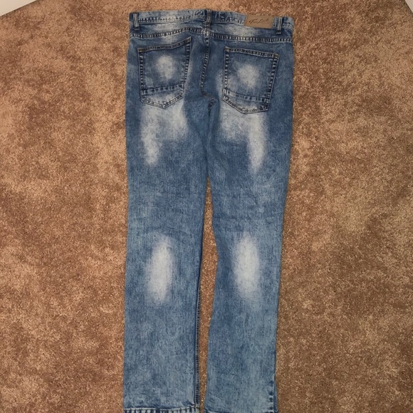 Men’s Acid Wash Jeans - Picture 3 of 3